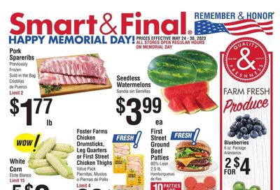 Smart & Final (CA) Weekly Ad Flyer Specials May 24 to May 30, 2023