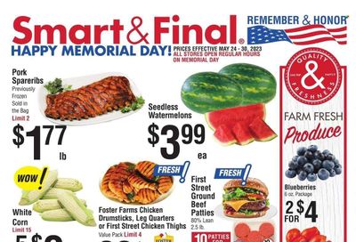 Smart & Final (CA) Weekly Ad Flyer Specials May 24 to May 30, 2023