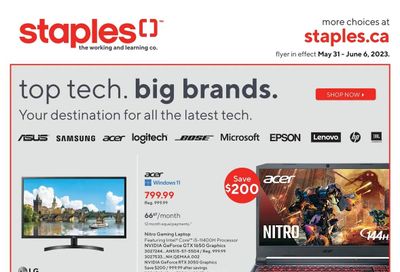 Staples Flyer May 31 to June 6