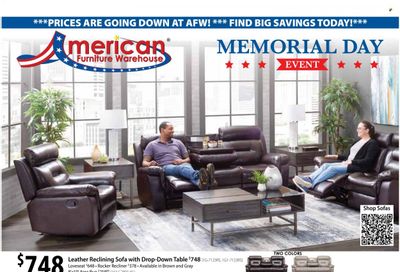 American Furniture Warehouse (AZ, CO, TX) Weekly Ad Flyer Specials May 23 to June 6, 2023