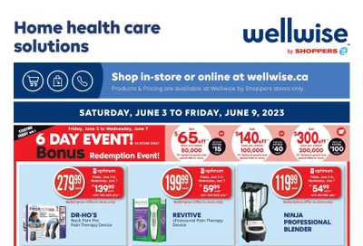 Wellwise By Shoppers Flyer June 3 to 9