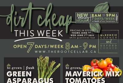 The Root Cellar Flyer June 1 to 7
