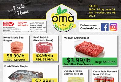 Oma Fresh Foods Flyer June 2 to 8