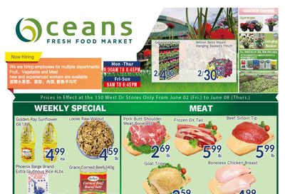 Oceans Fresh Food Market (West Dr., Brampton) Flyer June 2 to 8