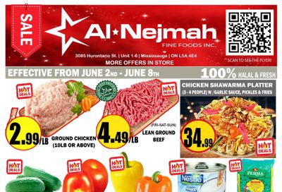 Alnejmah Fine Foods Inc. Flyer June 2 to 8