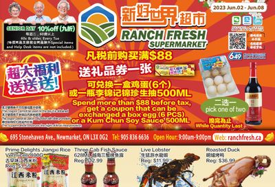 Ranch Fresh Supermarket Flyer June 2 to 8