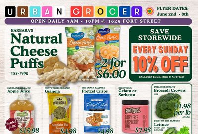 Urban Grocer Flyer June 2 to 8