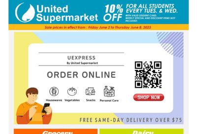 United Supermarket Flyer June 2 to 8