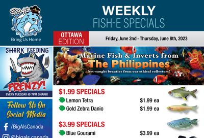 Big Al's (Ottawa East) Weekly Specials June 2 to 8