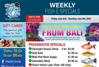 Big Al's (North York) Weekly Specials June 2 to 8