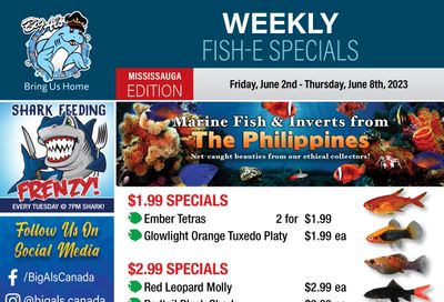 Big Al's (Mississauga) Weekly Specials June 2 to 8