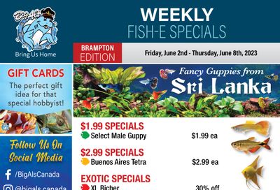 Big Al's (Brampton) Weekly Specials June 2 to 8