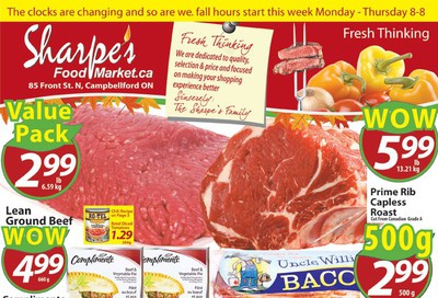 Sharpe's Food Market Flyer October 31 to November 6