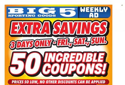 Big 5 (AZ, CA, CO, ID, NM, OR, UT, WA) Weekly Ad Flyer Specials June 2 to June 4, 2023