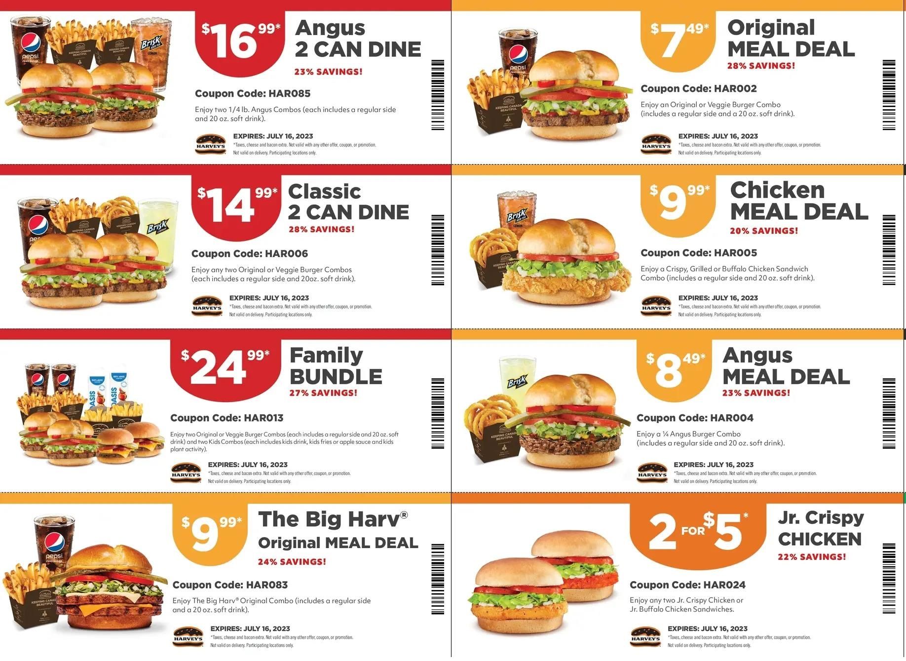 Harvey's Coupon Savings Flyer May 5 to July 15