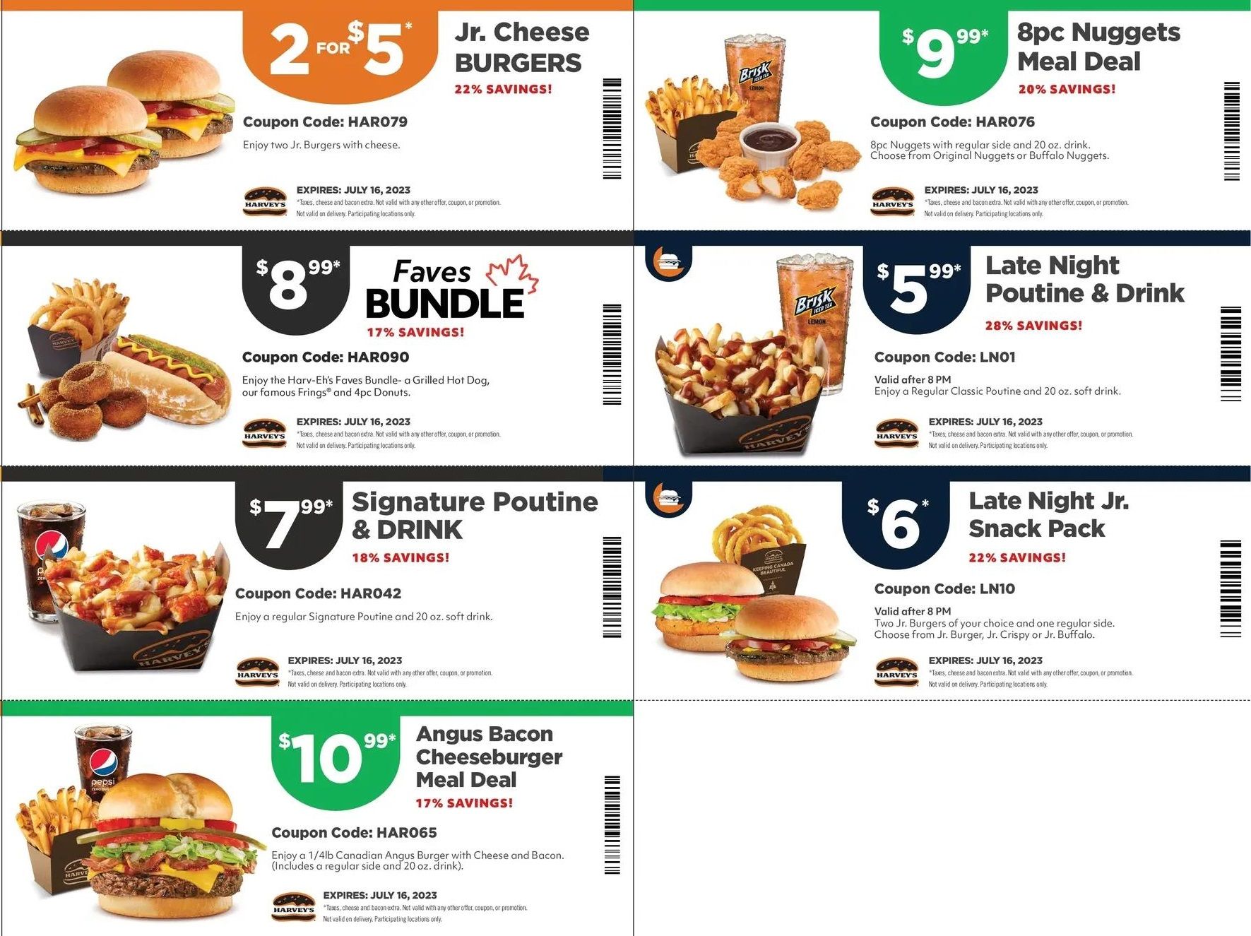 Harvey's Coupon Savings Flyer May 5 to July 15