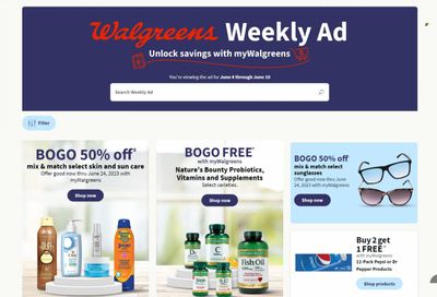 Walgreens Weekly Ad Flyer Specials June 4 to June 10, 2023