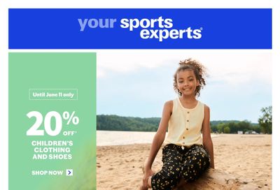 Sports Experts Flyer June 7 to 13