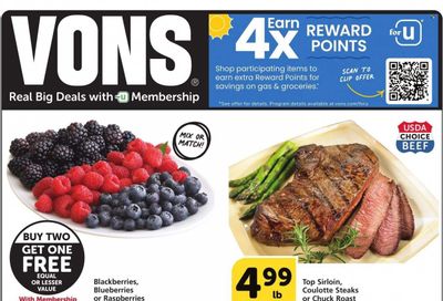 Vons (CA) Weekly Ad Flyer Specials May 31 to June 6, 2023