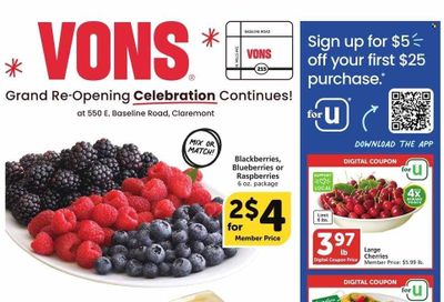 Vons (CA) Weekly Ad Flyer Specials May 31 to June 6, 2023