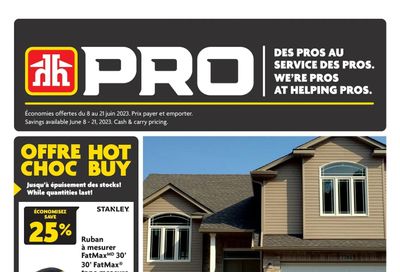 Home Hardware Building Centre (QC) PRO Flyer June 8 to 21