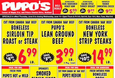 Pupo's Food Market Flyer June 8 to 14