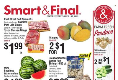 Smart & Final (CA) Weekly Ad Flyer Specials June 7 to June 13, 2023