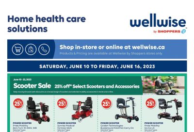 Wellwise By shoppers Flyer June 10 to 16