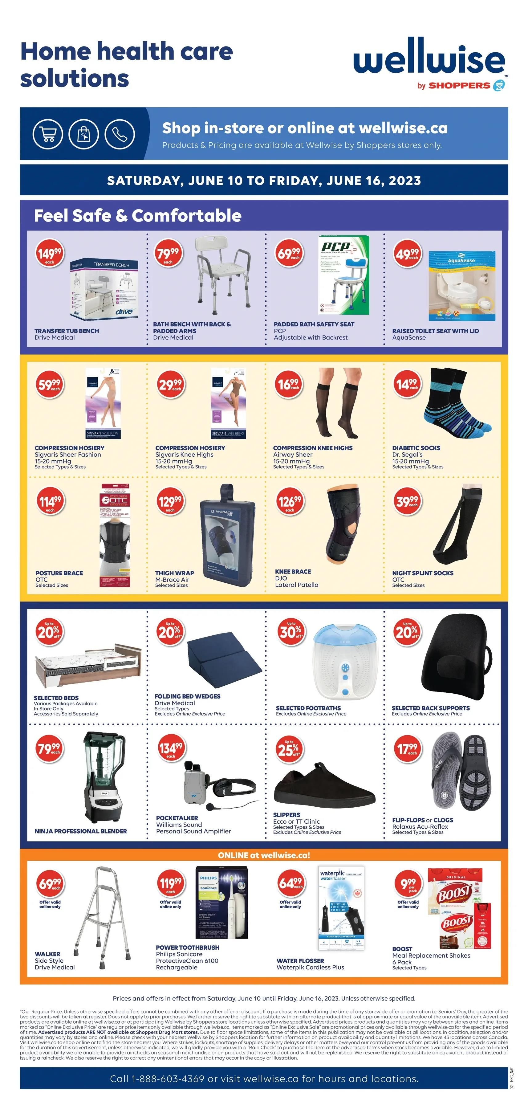 Wellwise By shoppers Flyer June 10 to 16
