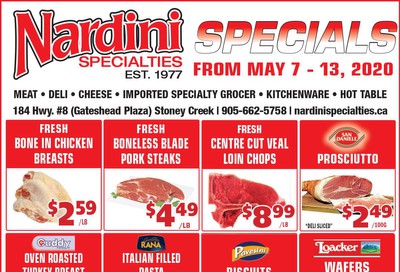Nardini Specialties Flyer May 7 to 13