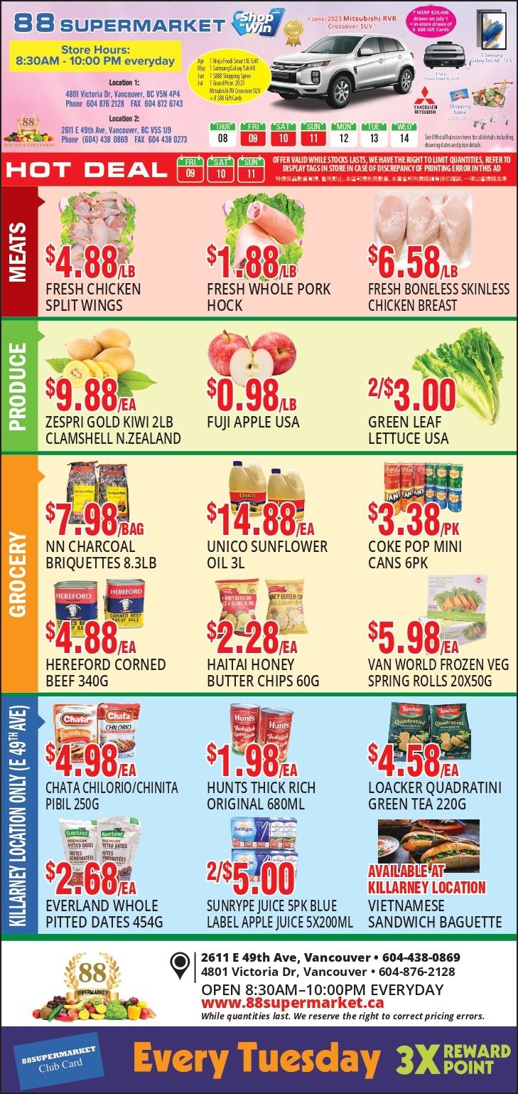 88 Supermarket Flyer June 8 to 14