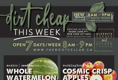 The Root Cellar Flyer June 8 to 14