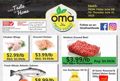 Oma Fresh Foods Flyer June 9 to 15