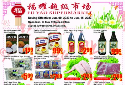 Fu Yao Supermarket Flyer June 9 to 15 