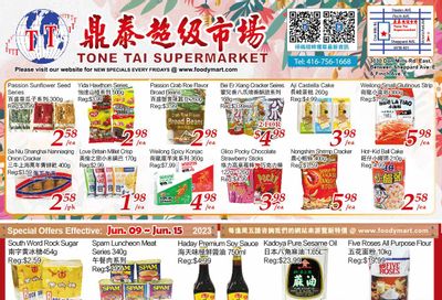 Tone Tai Supermarket Flyer June 9 to 15