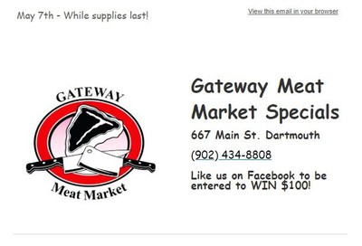 Gateway Meat Market Flyer May 7 to 13