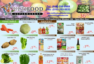 MultiFood Supermarket Flyer June 9 to 15