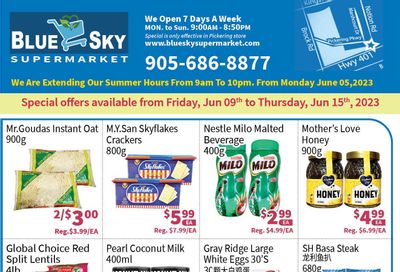 Blue Sky Supermarket (Pickering) Flyer June 9 to 15