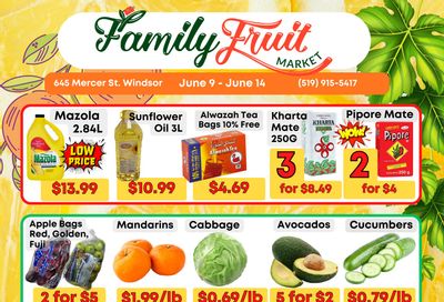 Family Fruit Market Flyer June 9 to 14