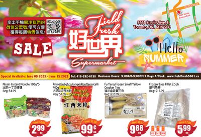 Field Fresh Supermarket Flyer June 9 to 15