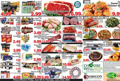Greco's Fresh Market Flyer June 9 to 22