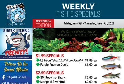 Big Al's (Mississauga) Weekly Specials June 9 to 15