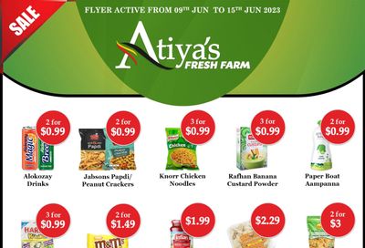 Atiya's Fresh Farm Flyer June 9 to 15