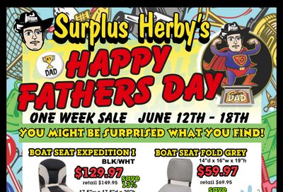 Surplus Herby's Flyer June 12 to 18
