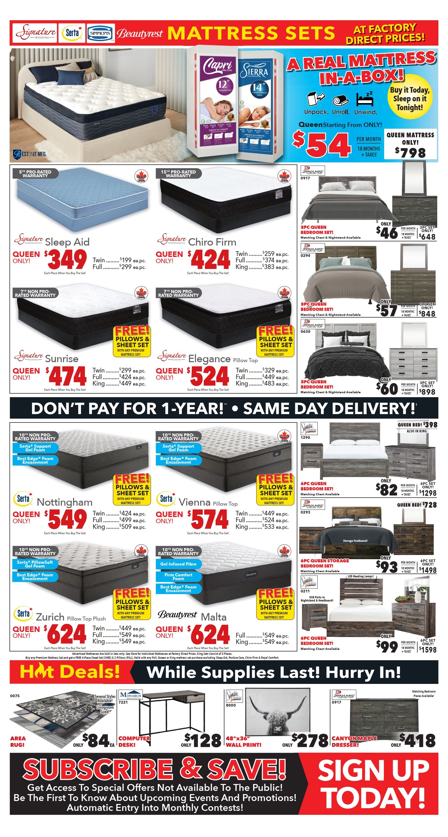Surplus Furniture & Mattress Warehouse (Grand Falls Windsor) Flyer June 12 to 25