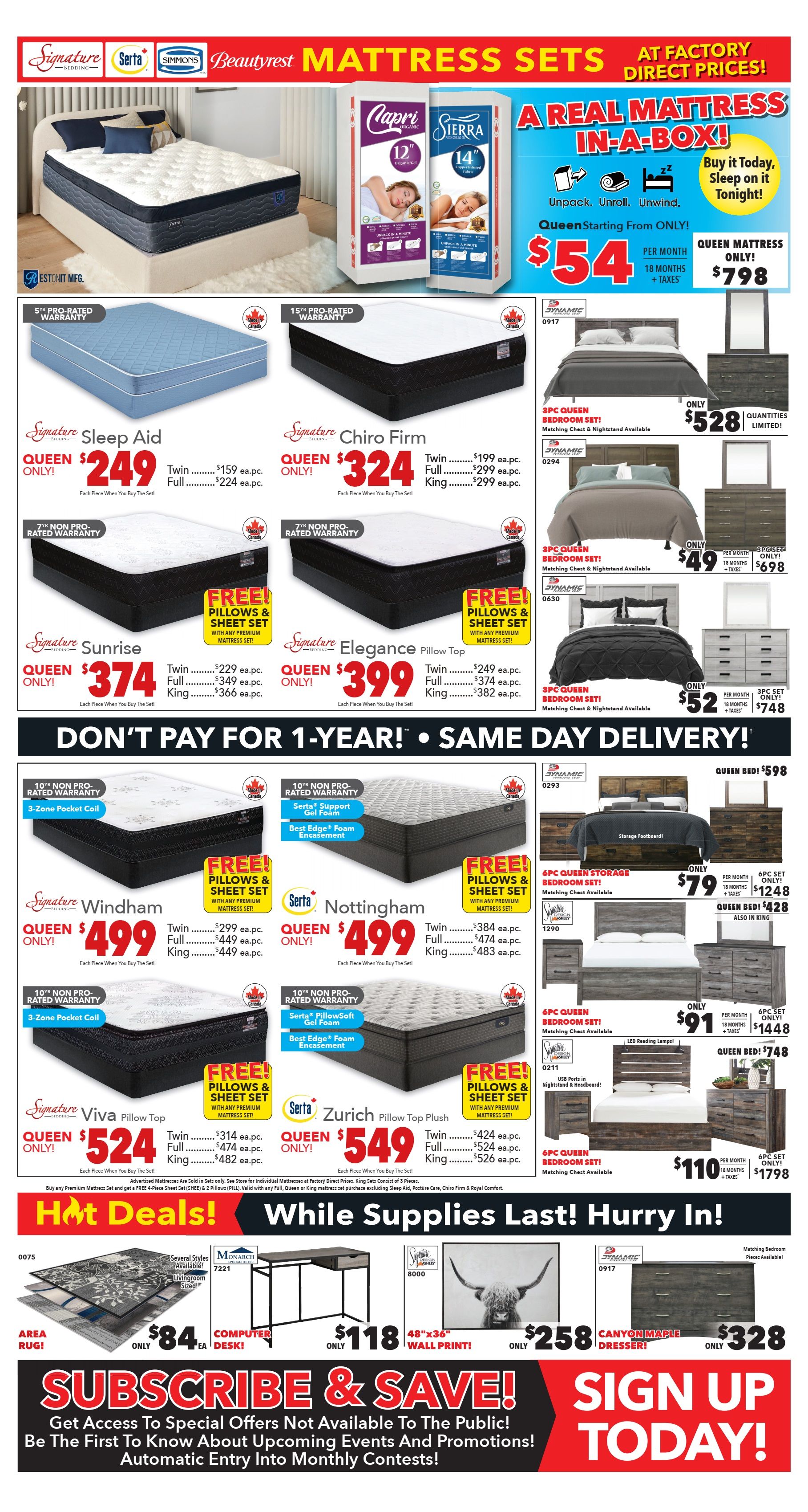 Surplus Furniture & Mattress Warehouse (Charlottetown) Flyer June 12 to 25