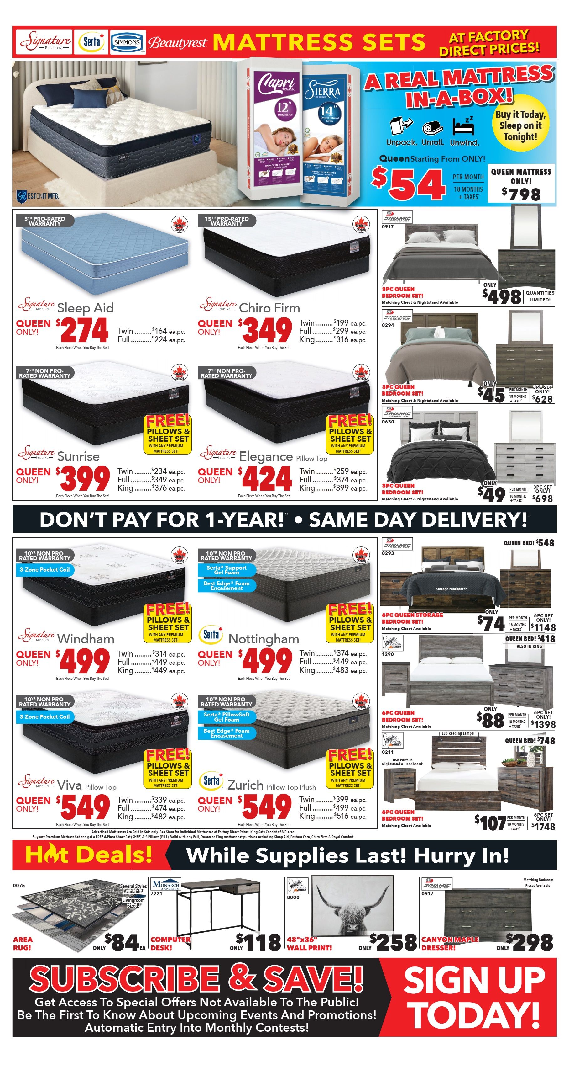Surplus Furniture & Mattress Warehouse (Calgary) Flyer June 12 to 25