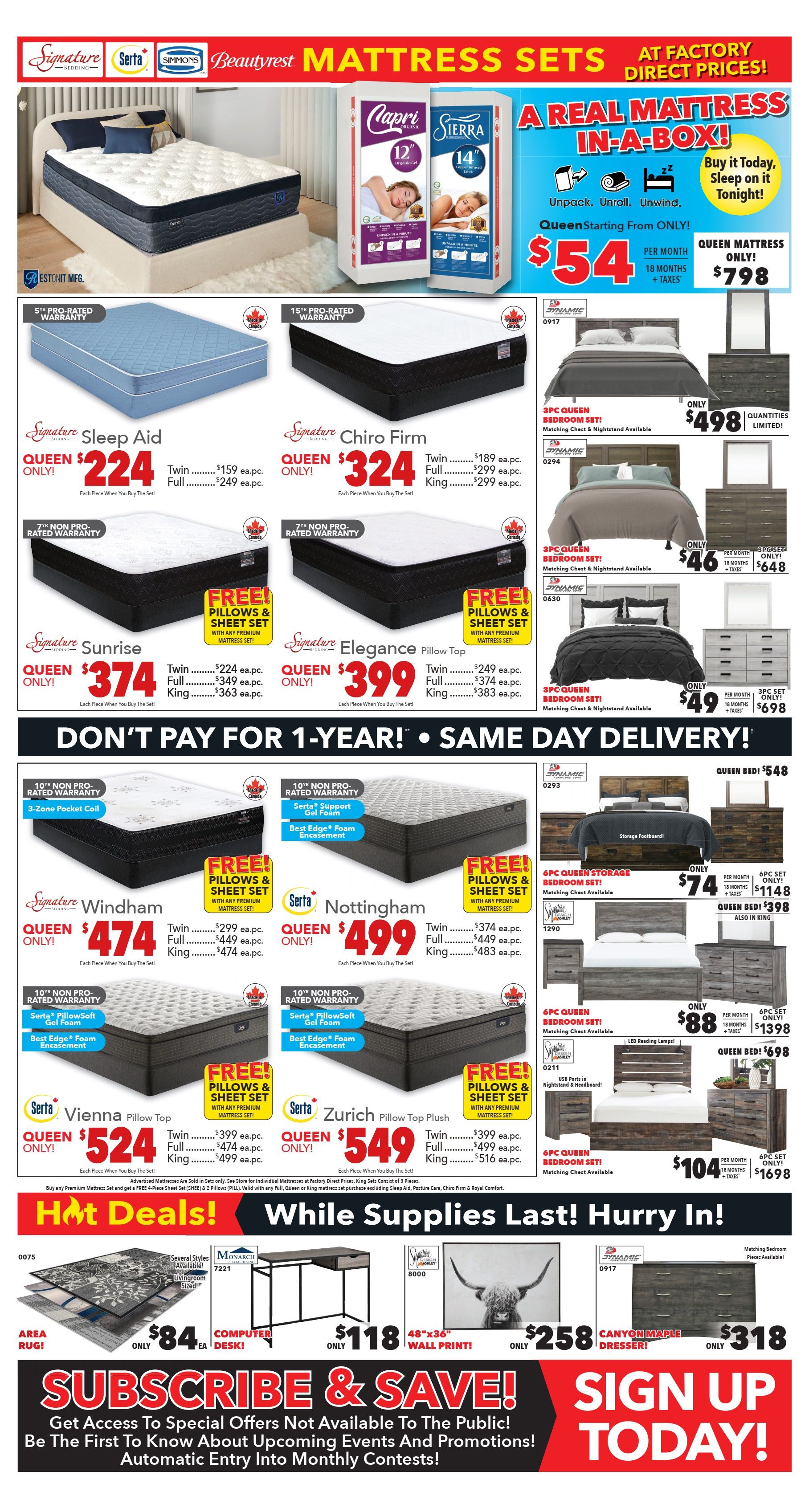 Surplus Furniture & Mattress Warehouse (Brandon) Flyer June 12 to 25