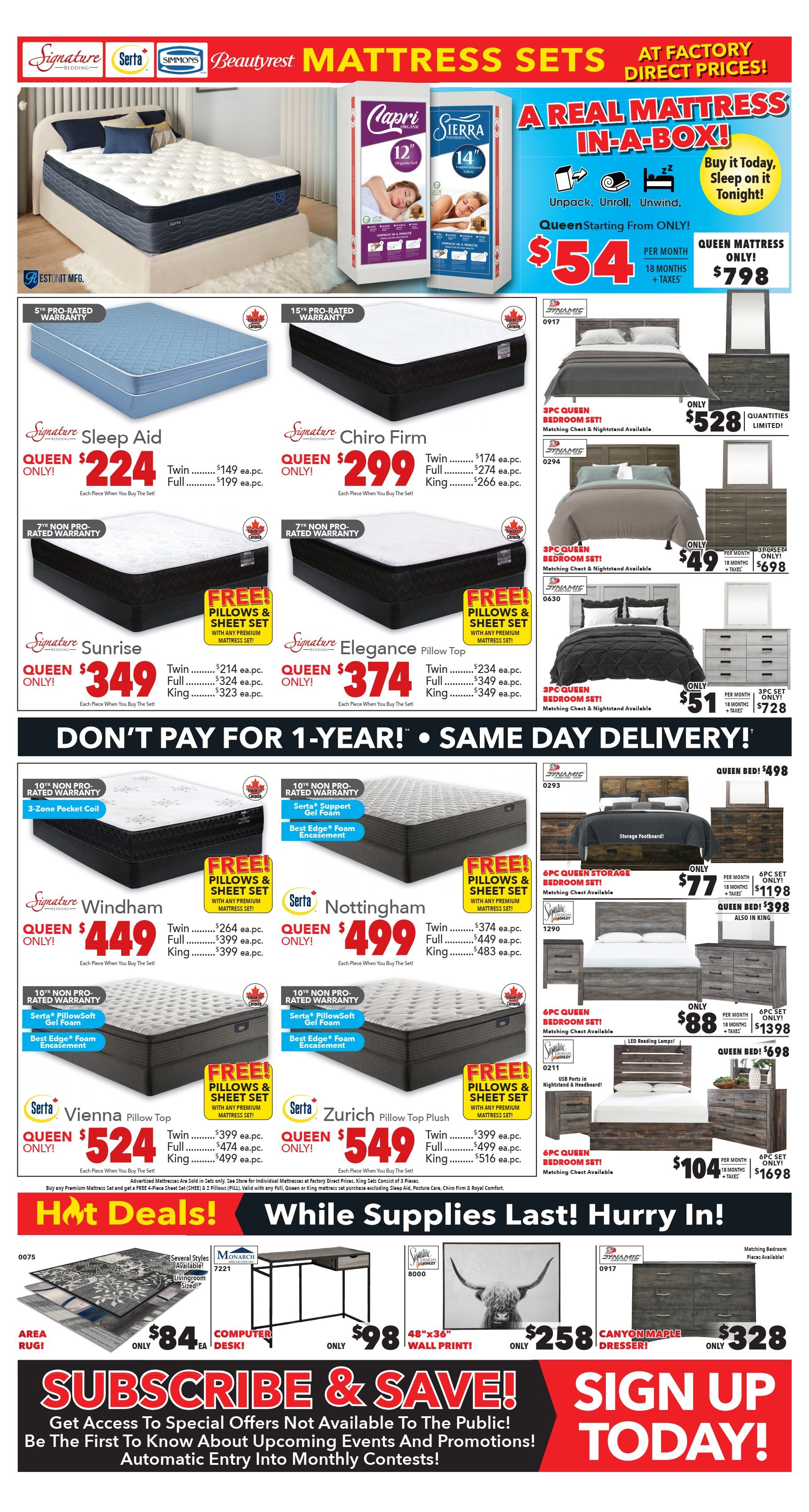 Surplus Furniture & Mattress Warehouse (Barrie) Flyer June 12 to 25