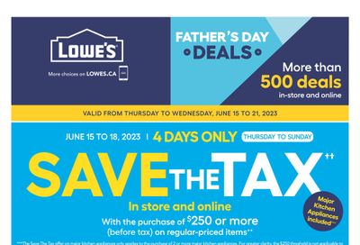 Lowe's (ON) Flyer June 15 to 21